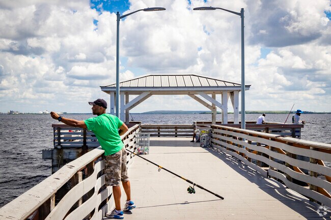You can always find someone fishing in Ballast Point.