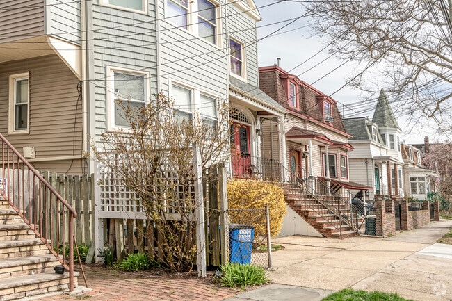 The Stapleton neighborhood in Staten Island has a wide variety of architectural styles.