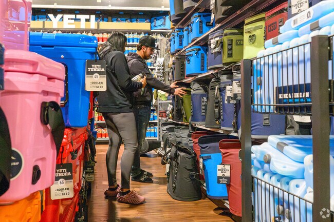 Nearby Adelanto are big box stores like Dick's Sporting Goods.