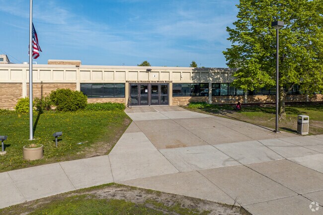 Roseville Area Middle School serves a student body of over 950 in grades 7 & 8