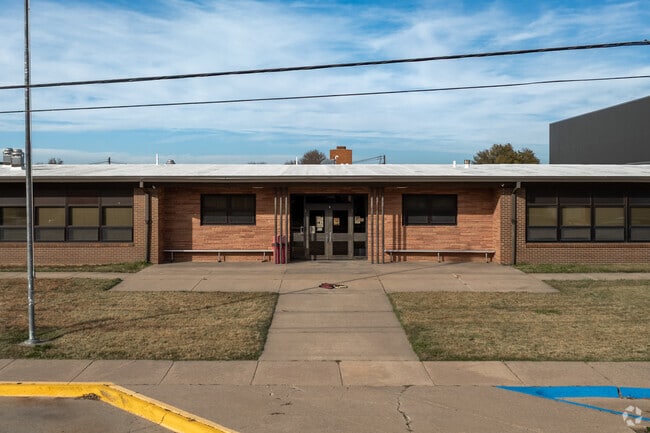 After graduating elementary school, students may move on to Hoisington Middle School.