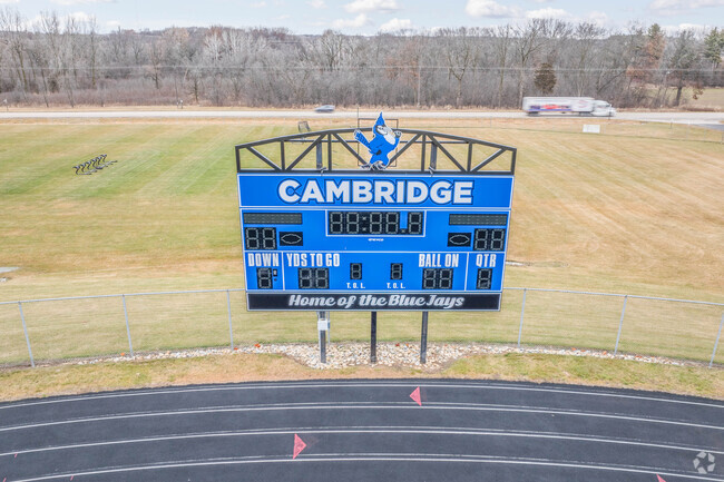 The Cambridge High School Bluejays are the pride of the community.
