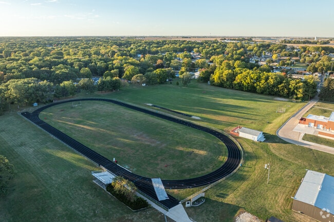 Hall High School values sports.