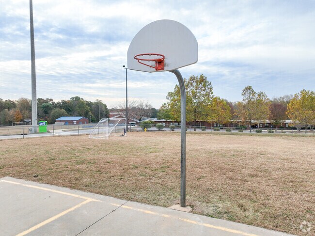 You can also shoot hoops at Troutman Elementary School.