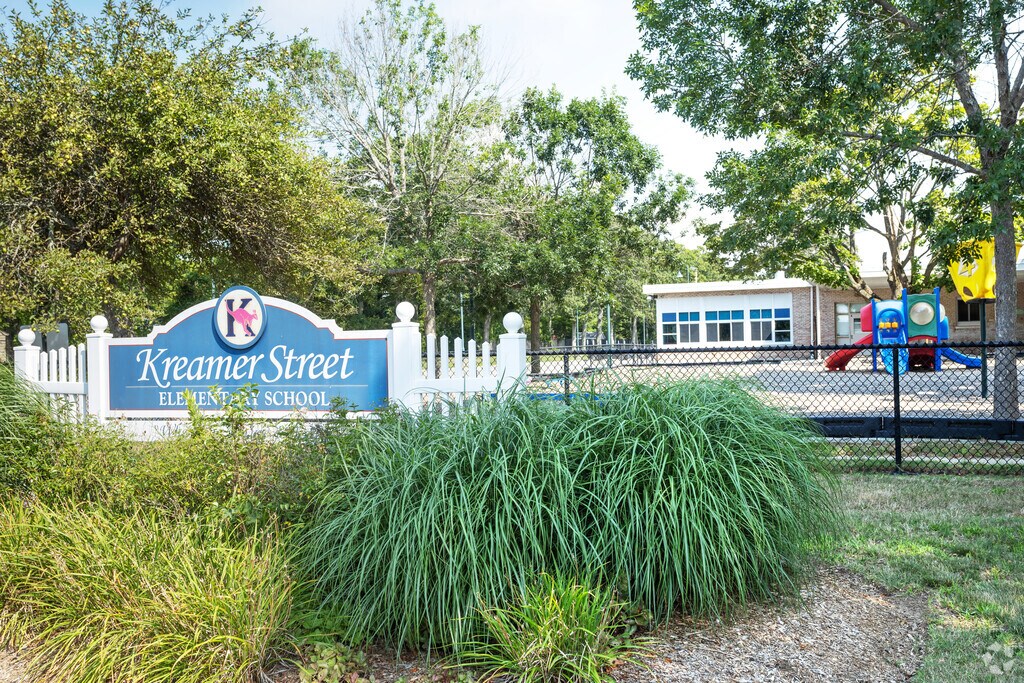 Kreamer Street Elementary School in Bellport has approximately 325 students.