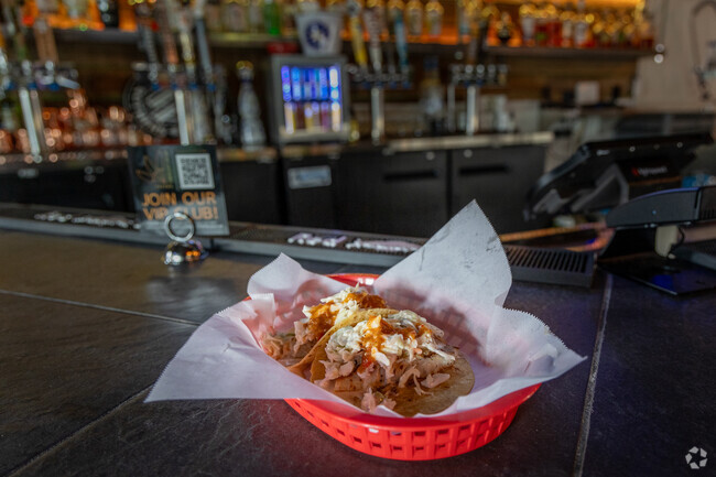 Fantastic fish tacos at the Trolley Trail Tavern in Historic Oak Grove.