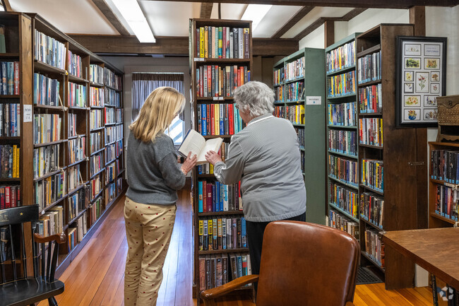 Marshfield Hills residents can check out their favorite books at Clift Rodgers Library.