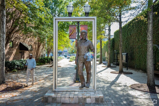 Creative sculpture can be found in downtown Florence near West Haven.