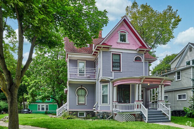 Many of the Victorian and Queen Anne homes in East Packard have been converted to rentals.