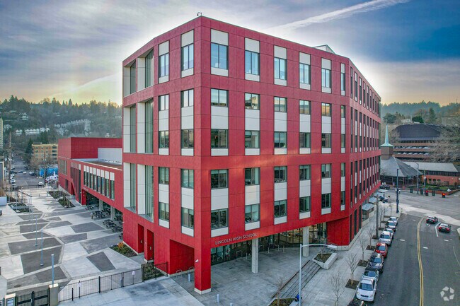 Students in Hillside attend Lincoln High School in Goose Hollow, Portland.