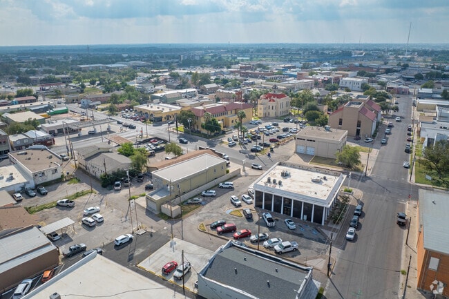 Downtown Eagle Pass comes alive when the sun shines through the clouds.
