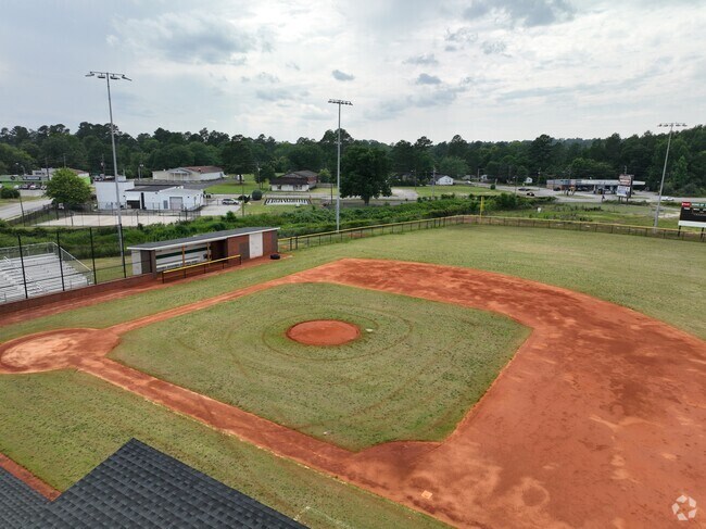 Baseball field at the Murphey Middle Charter School in Augusta, GA.