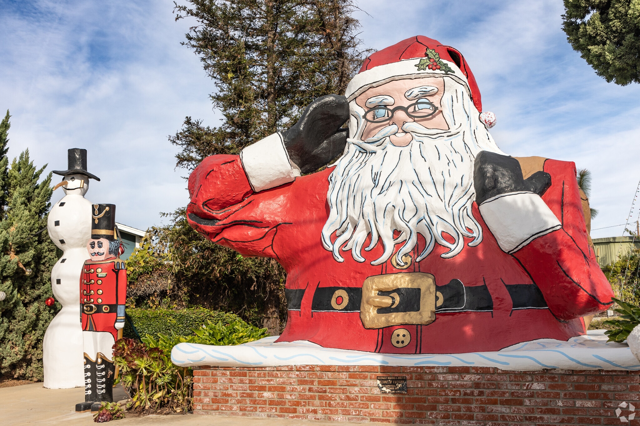 Originally off the 101 in Carpinteria, this Santa statue now resides safely in Nyeland Acres.