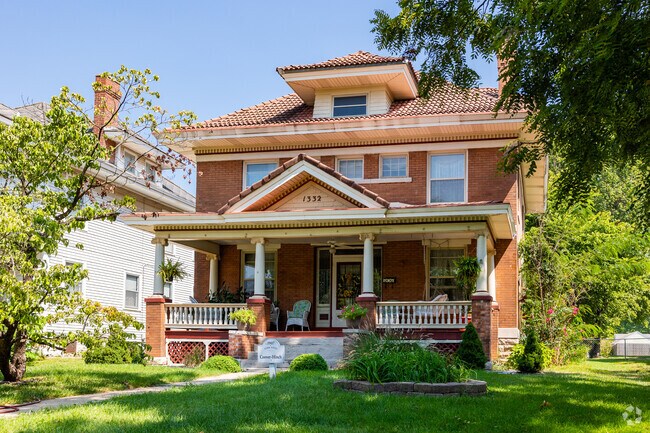 In Midtown Springfield older brick craftsman style home create space for families to grow.