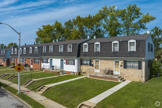 Dutch Colonial styled apartment buildings are also prominent in Cedonia.