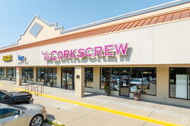 The Corkscrew Wine Emporium  in Westwood Forum has a large selection of wine and alcohol.