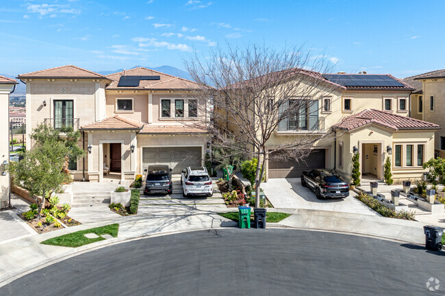 Spanish inspired homes are common in the Hidden Canyon community.