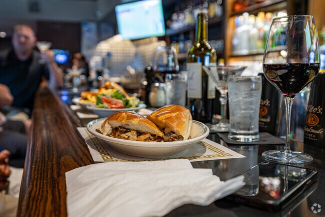 Espos is known for its famous cheesesteak made with shaved ribeye and caramelized onions in Bradley Gardens.