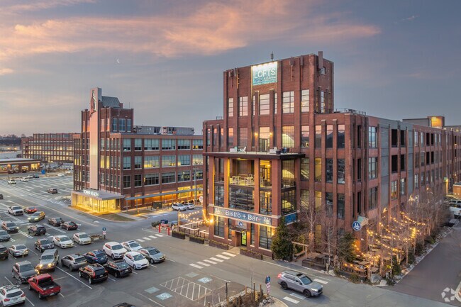 The Knitting Mills in West Reading are rebuilt into multi-purpose buildings for businesses.
