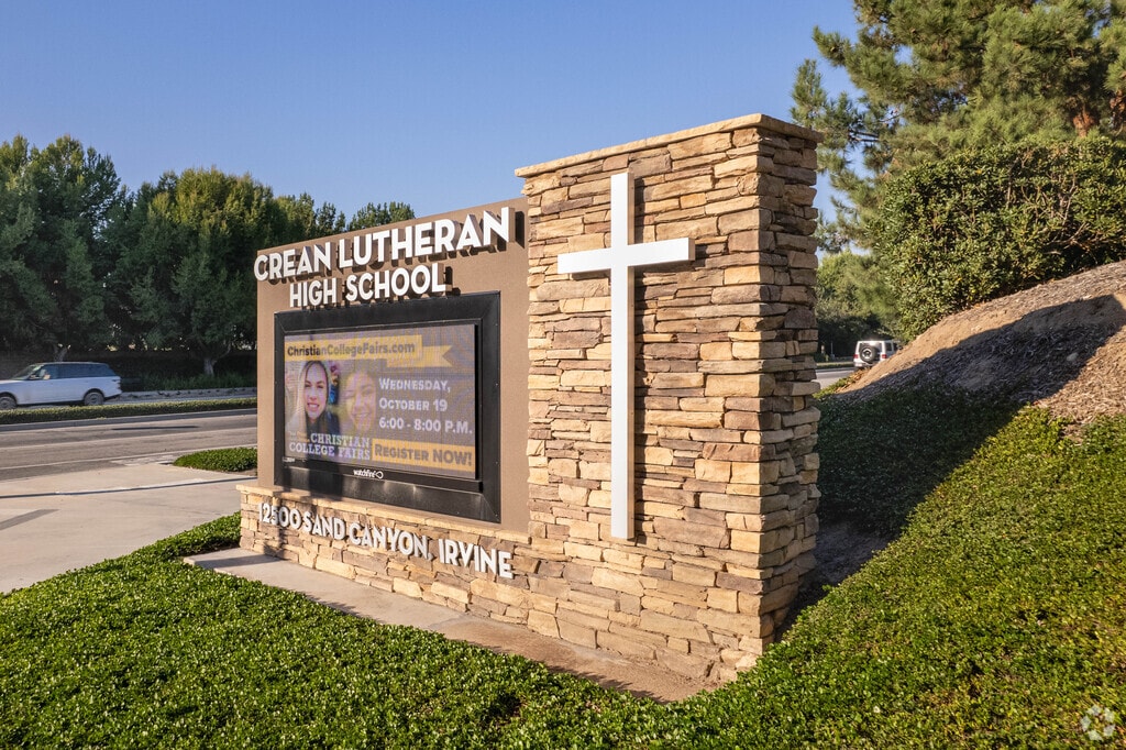 Crean Lutheran High School is a religious private school in Woodbury and Stonegate, Irvine CA.