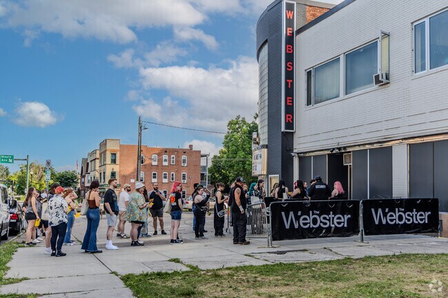 The Webster is a historic venue known for hosting live music concerts and other events.