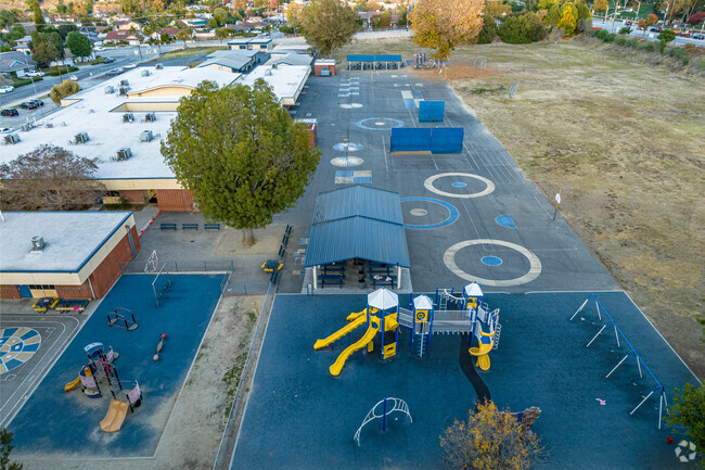 The playground at Grazide Elementary School in Hacienda Heights