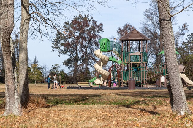 Sleepy Hole Park near Cyprus features a large playground and open green space.