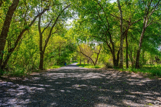 Shaded trails throughout Hondo give an opportunity to enjoy the outdoors.