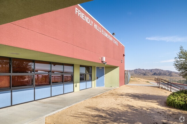Friendly Hills Elementary School in Joshua Tree challenges and encourages children to learn.