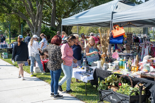 Frost Park Flea Market has fresh groceries and goods for the community.