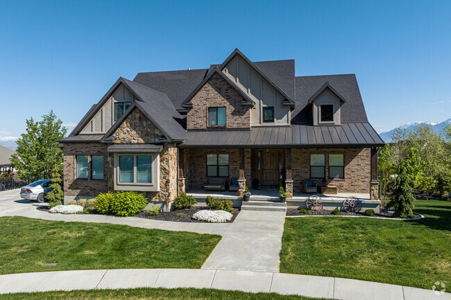 Newly built two-story homes are found all throughout the Salem neighborhood.