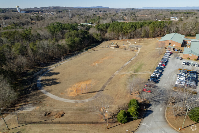 Sports field at Crestview Elementary School