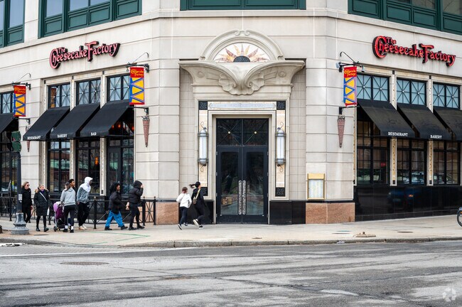 Indulge at Cheesecake Factory, minutes from Hartford in Providence Place Mall.