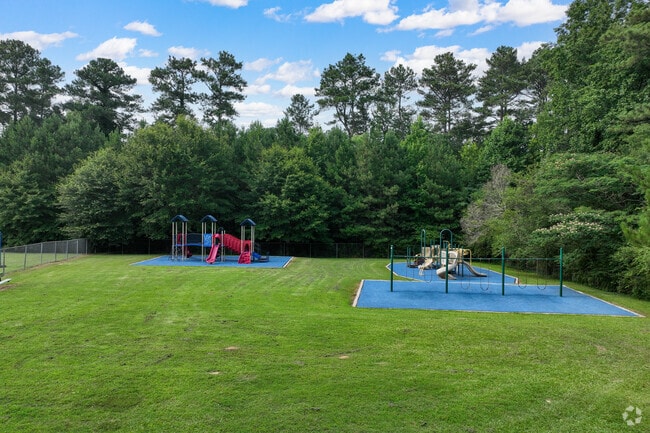 Multiple playgrounds are available for students of Oliver Elementary.