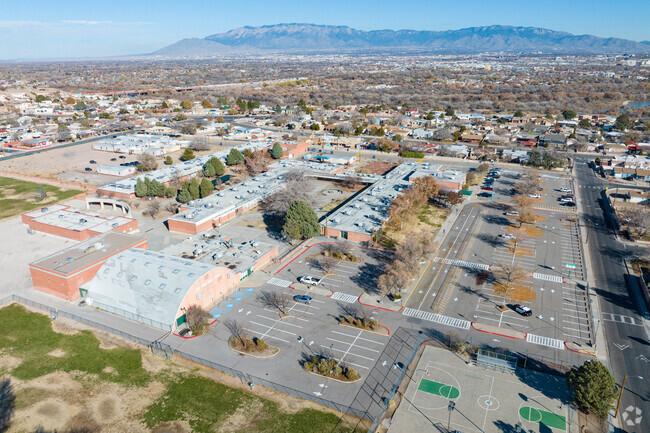 John Adams Middle School has a large campus for the 450+ students in attendance.