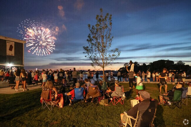 The community looks forward to the fireworks finale during Beverly Homecoming.