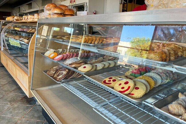 Mendez Bakery serves up Mexican inspired pastries and breads near Barrio Santa Rosa.