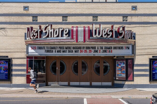 West Shore Theaters is home to many feature films and live show events in New Cumberland.