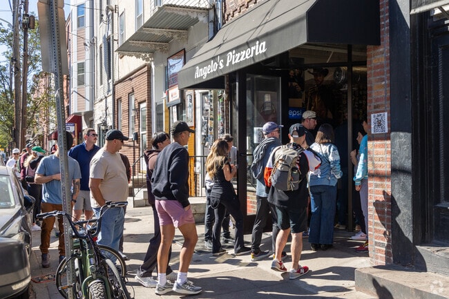 The crowd says Angelo's Pizzeria is the place to go minutes from the Hawthorne neighborhood.