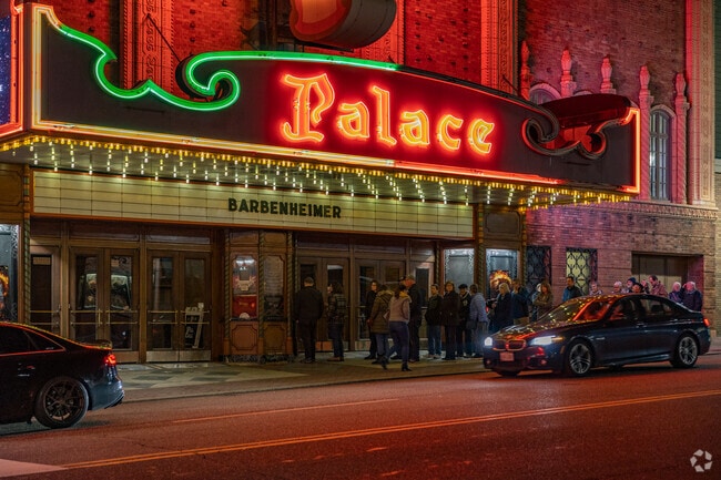 Cherry Avenue residents line up to see a show at the Canton Palace Theater near Cherry Avenue.