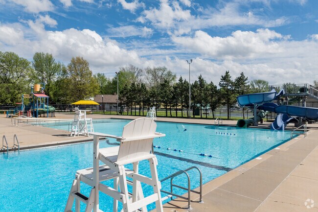 The Grant Beach Park pool sits ready for residents to splash and play.