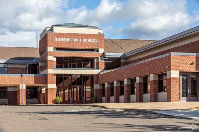 Somers High School is located on a larger education campus with the town's other schools.