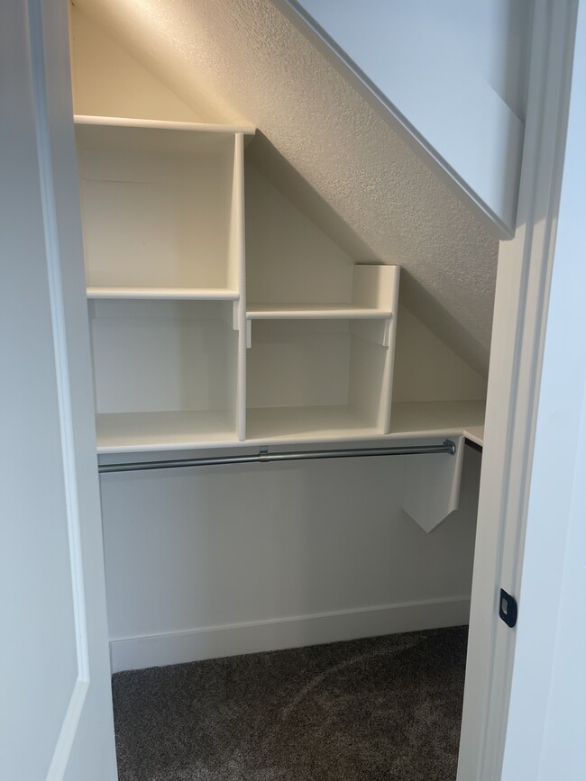 under stair closet