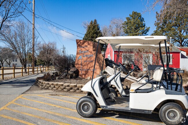 Residents enjoy the Desert Canyon golf course located just west of interstate 84 in Mountain Home.