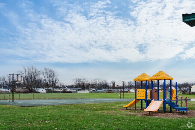 Dorrance Park in Lackawanna has a playground and basketball.