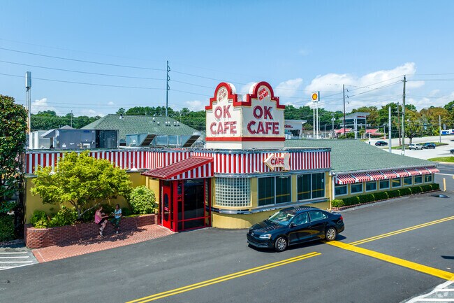 One popular spot in West Paces is OK Cafe serving American foods.