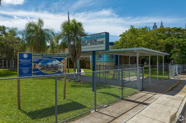 Hialeah middle school is a public school serving West Hialeah.