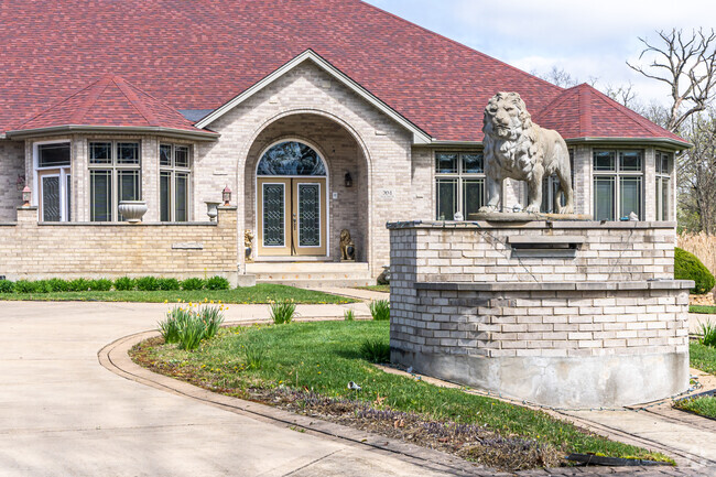 Residents decorate the front exteriors of their homes in many unique ways in West Steger.