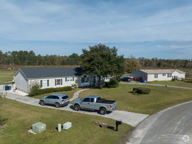These nice homes can be found in the Cross Creek subdivision.