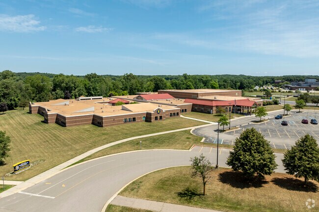 Students in 7th and 8th grade attend Hartland Middle School at Ore Creek.